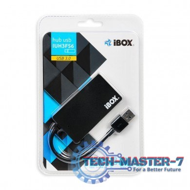 Hub USB 3.0 4-porty, slim IUH3F56 Czarny Hub USB 3.0 4-porty, slim IUH3F56 Czarny