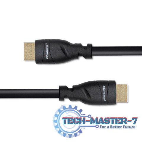 Kabel HDMI v2.1 Ultra High Speed 8K | 60Hz | 26AWG | 5m Złoty Kabel HDMI v2.1 Ultra High Speed 8K | 60Hz | 26AWG | 5m Złoty