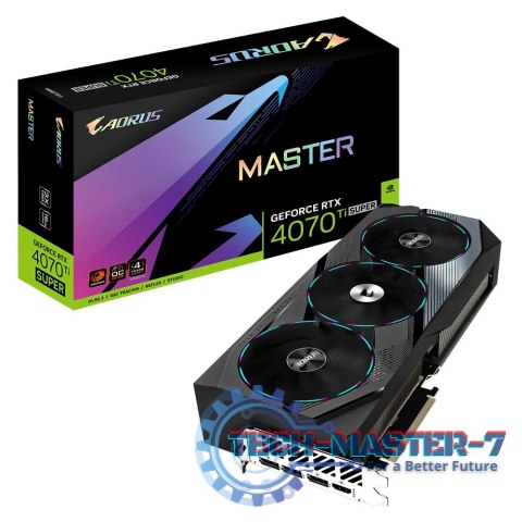 Karta graficzna RTX 4070 Ti SUPER MASTER 16G GDDR6X 256bit 3DP Karta graficzna RTX 4070 Ti SUPER MASTER 16G GDDR6X 256bit 3DP
