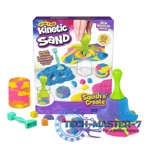 Kinetic Sand Zgniataj i twórz