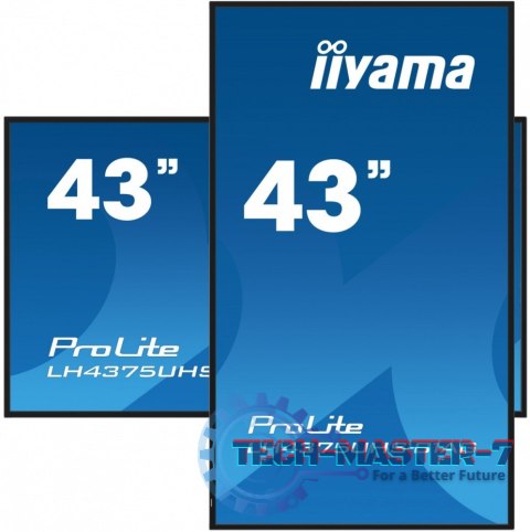 Monitor 42.5 cala ProLite LH4375UHS-B1AG, 24/7,IPS,ANDROID.11,4K,500cd/m2,WiFi,3xHDMI,DP,Daisy/Chain,2xUSB,2x10W,RJ45,iiSignage2 Monitor 42.5 cala ProLite LH4375UHS-B1AG, 24/7,IPS,ANDROID.11,4K,500cd/m2,WiFi,3xHDMI,DP,Daisy/Chain,2xUSB,2x10W,RJ45,iiSignage2