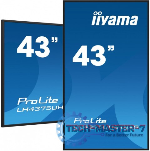 Monitor 42.5 cala ProLite LH4375UHS-B1AG, 24/7,IPS,ANDROID.11,4K,500cd/m2,WiFi,3xHDMI,DP,Daisy/Chain,2xUSB,2x10W,RJ45,iiSignage2 Monitor 42.5 cala ProLite LH4375UHS-B1AG, 24/7,IPS,ANDROID.11,4K,500cd/m2,WiFi,3xHDMI,DP,Daisy/Chain,2xUSB,2x10W,RJ45,iiSignage2