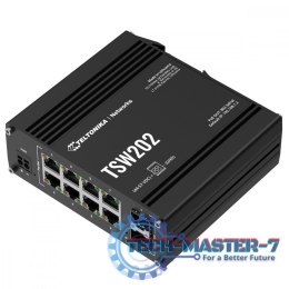 Przełącznik zarządzalny przemysłowy TSW202 2xSFP 8xPoE+ L2/L3