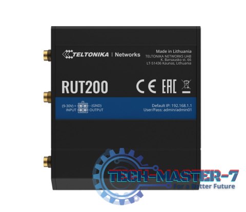 Router 4G/LTE RUT200 (Cat 4), 3G, 2G, WIFI, Ethernet