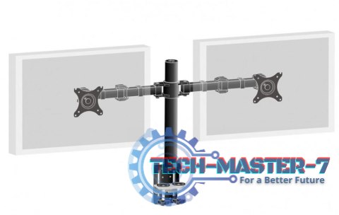 UCHWYT DS1002C-B1 2 EKRANY, PIVOT, VESA