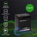 Akumulator AGM | 12V | 4.5Ah | max.1.35A