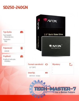 Dysk SSD - 240GB TLC 555 MB/s