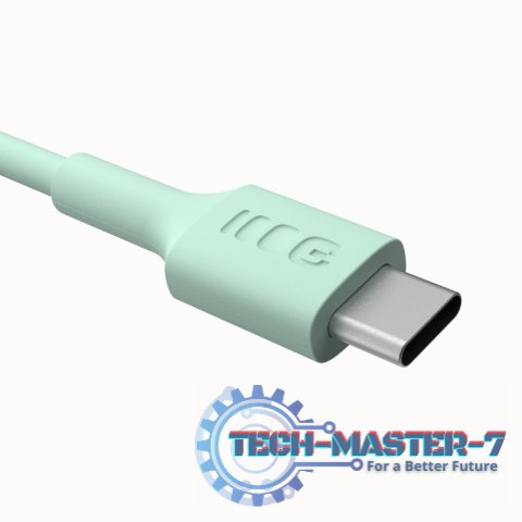 Kabel USB-C-USB-C PowerFlex 100W silikonowy 1.2m zielony Kabel USB-C-USB-C PowerFlex 100W silikonowy 1.2m zielony