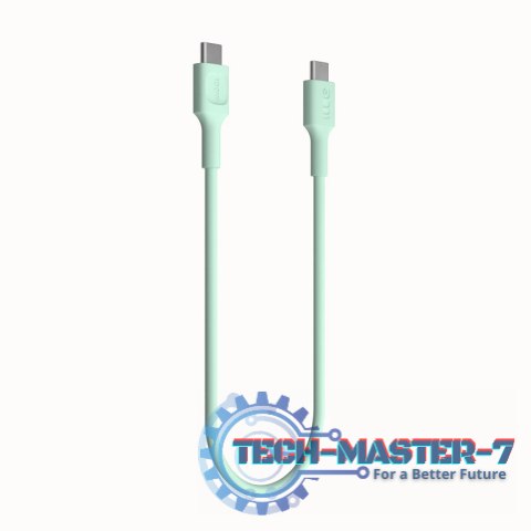 Kabel USB-C-USB-C PowerFlex 100W silikonowy 1.2m zielony Kabel USB-C-USB-C PowerFlex 100W silikonowy 1.2m zielony