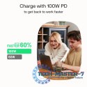 Kabel USB-C-USB-C PowerStream 100W oplot 1,2m czarny