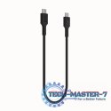 Kabel USB-C-USB-C PowerStream 100W oplot 1,2m czarny