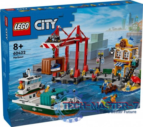 Klocki City 60422 Nadmorski port ze statkiem towarowym