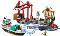 Klocki City 60422 Nadmorski port ze statkiem towarowym