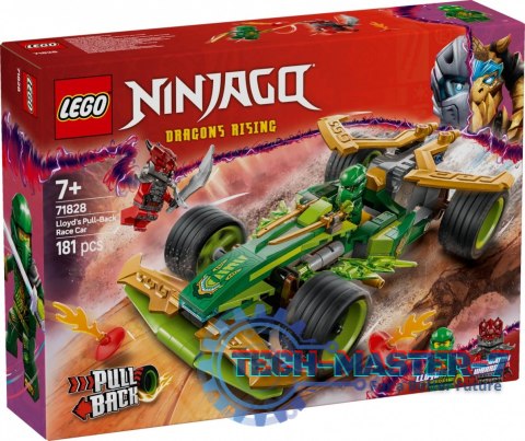 Klocki Ninjago 71828 Samochód wyścigowy Lloyda z napędem typu pull-back