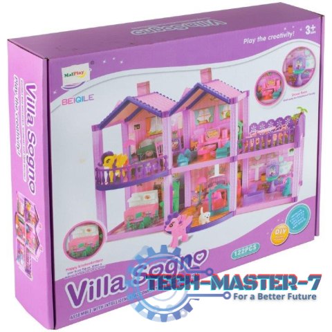 Domek dla lalek i kucyków Villa z konikami 38,5cm Domek dla lalek i kucyków Villa z konikami 38,5cm