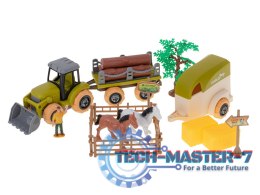 Gospodarstwo rolne farma traktor maszyny rolnicze zwierzęta zagroda konie + śrubokręt