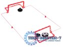 Latająca lewitująca piłka nożna krążek cymbergaj hoverball z bramkami