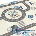 Mata edukacyjna piankowa dwustronna składana zwierzęta ulica 180 x 200 cm