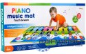Mata muzyczna interaktywna pianinko z nagrywaniem