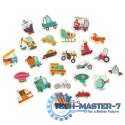 Puzzle w puszce pojazdy 24 puzzle