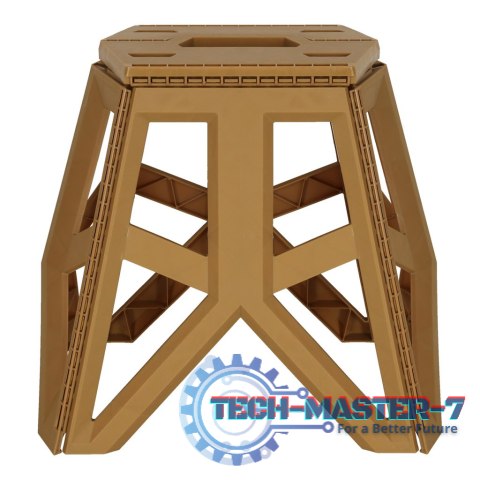 Taboret składany krzesełko turystyczne kempingowe przenośne 40 cm beżowy Taboret składany krzesełko turystyczne kempingowe przenośne 40 cm beżowy
