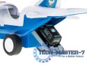 Transporter samolot + 6 aut policja bok/przód