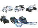 Transporter samolot + 6 aut policja bok/przód