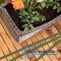 Tyczka palik podpora na pomidory ogórki kwiaty rośliny powlekane tyczki 120 cm 10 szt