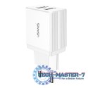 Ładowarka sieciowa 2xUSB T24 2,1A Biała