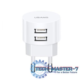 Ładowarka sieciowa T20 2XUSB 2,1A Okrągła