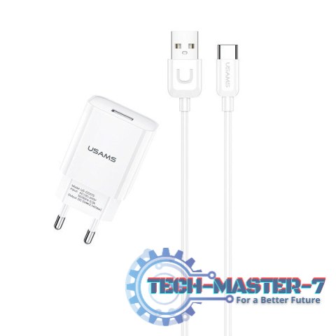 Ładowarka sieciowa USB kabel USB-C 2,1A T21
