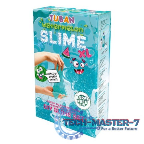 Masa plastyczna Zestaw super slime - Arbuz XL