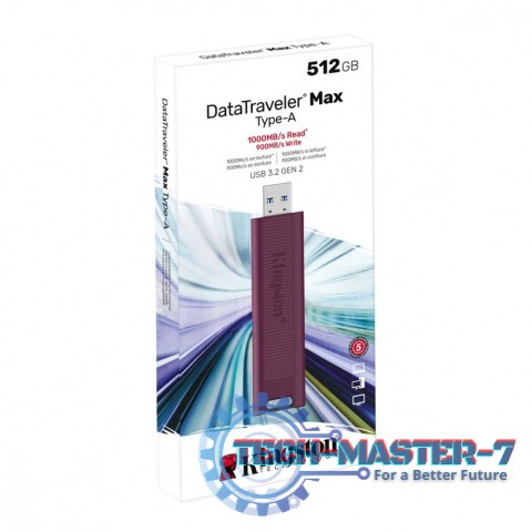 Pendrive Data Traveler MAX A 512GB USB-A 3.2 Gen2 Pendrive Data Traveler MAX A 512GB USB-A 3.2 Gen2