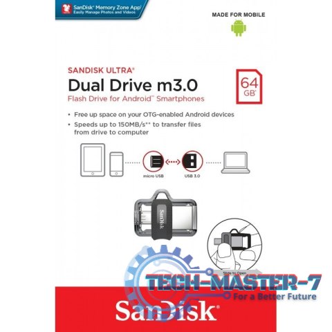 Pendrive ULTRA DUAL DRIVE m3.0 64GB 150MB/s Pendrive ULTRA DUAL DRIVE m3.0 64GB 150MB/s
