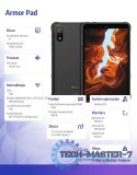 Tablet Armor Pad 4G 8" 4/64GB czarny