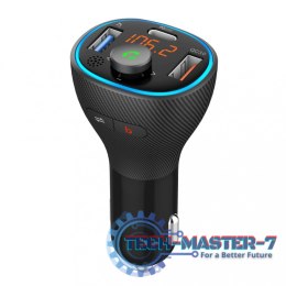 Transmiter samochodowy FM MP3 z funkcją BT, USB LCD FM-73 QC3.0