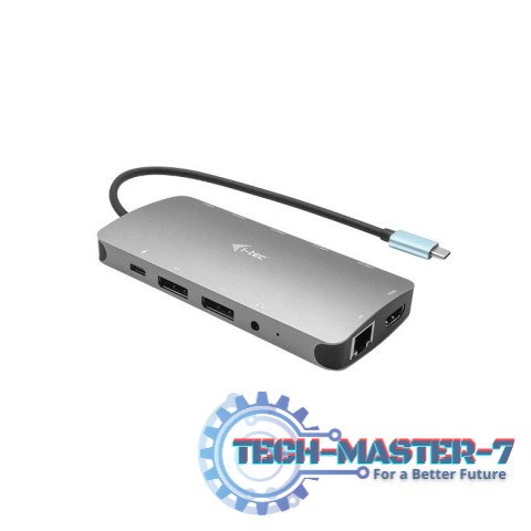 USB-C Metal Nano Stacja Dokująca 3x Display 2x DP 1x HDMI LAN Power Delivery 100 W USB-C Metal Nano Stacja Dokująca 3x Display 2x DP 1x HDMI LAN Power Delivery 100 W