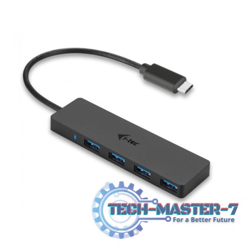 USB-C Slim pasywny HUB 4x USB 3.0 do podłączenia USB-A/USB-C USB-C Slim pasywny HUB 4x USB 3.0 do podłączenia USB-A/USB-C