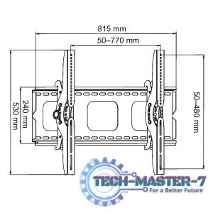Uchwyt do TV LCD/LED/PLAZMA 32-100 100KG AR-08 regulacja w pionie Uchwyt do TV LCD/LED/PLAZMA 32-100 100KG AR-08 regulacja w pionie