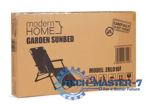Leżak fotel ogrodowy plażowy składany 2w1 leżanka beżowy MultiGarden ModernHome Leżak fotel ogrodowy plażowy składany 2w1 leżanka beżowy MultiGarden ModernHome