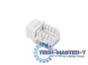 Moduł keystone gniazdo RJ45 - LSA UTP kat.6 90 stopni do puszki montażowej
