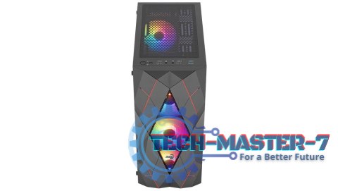 Obudowa Volcan Czarna Mid Tower RGB Obudowa Volcan Czarna Mid Tower RGB