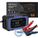 Prostownik do akumulatora z funkcją naprawy | inteligentna mikroprocesowa ładowarka | 12V | 6A | LED | 4 tryby