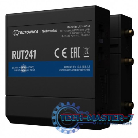 Router LTE RUT241 (Cat 4), 4G, WiFi, Ethernet