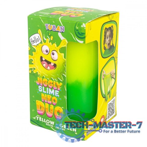 Slime Jiggly Neo Duo żółto-zielony 430g
