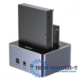 Stacja klonująca dyski 2,5/3,5 USB 5 Gbps; Y-3026GY01-EU