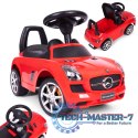 Jeździk, pchacz Mercedes czerwony SLS AMG czerwony MULTISTORE