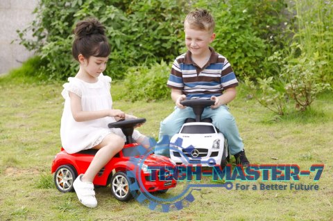 Jeździk, pchacz dla dzieci Mercedes SLS AMG biały MULTISTORE Jeździk, pchacz dla dzieci Mercedes SLS AMG biały MULTISTORE