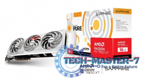 Karta graficzna Radeon RX 7800 XT PURE GAMING OC 16GB GDDR6 256bit 2DP