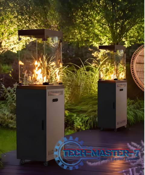 Ogrzewacz gazowy promiennik grzejnik 13 kW szklany na ogród patio reduktor kamienie wulkaniczne pokrowiec MultiGarden MULTI GARDEN Ogrzewacz gazowy promiennik grzejnik 13 kW szklany na ogród patio reduktor kamienie wulkaniczne pokrowiec MultiGarden MULTI GARDEN